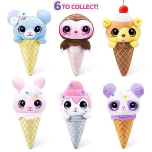 ZURU三代咕咕大眼萌甜蜜甜筒毛绒可爱兔兔娃娃公仔女孩玩具玩具