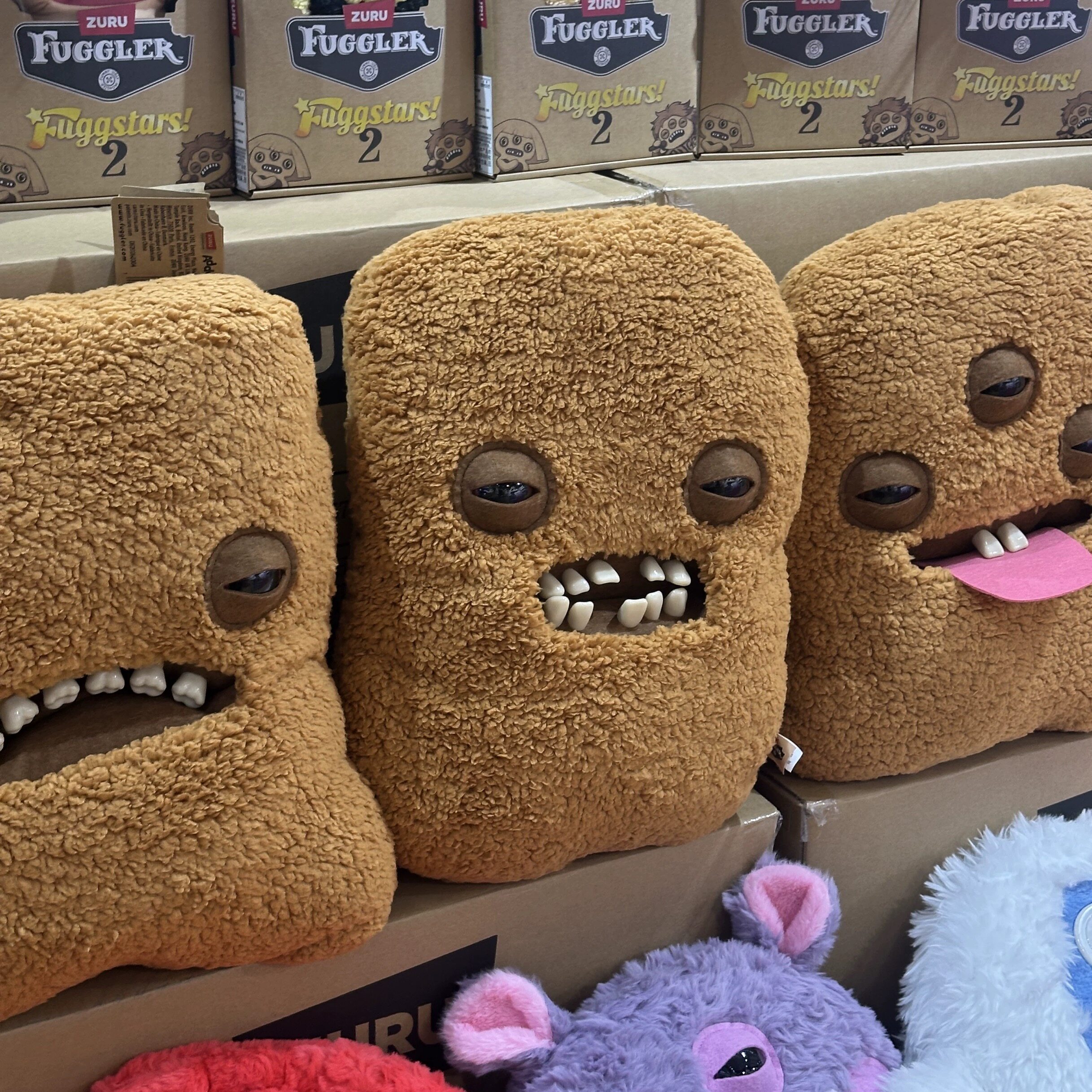 Fuggler官方正版萌牙怪兽之丑萌鸡无霸鸡块系列搞怪潮玩公仔玩偶