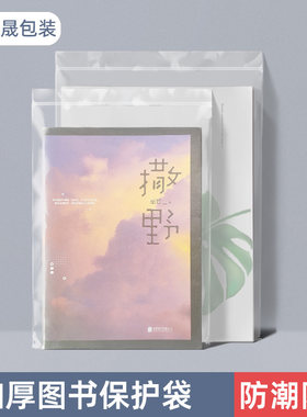 CPE磨砂加厚密封袋密实袋塑料服装通用包装袋大中小号收纳图书袋