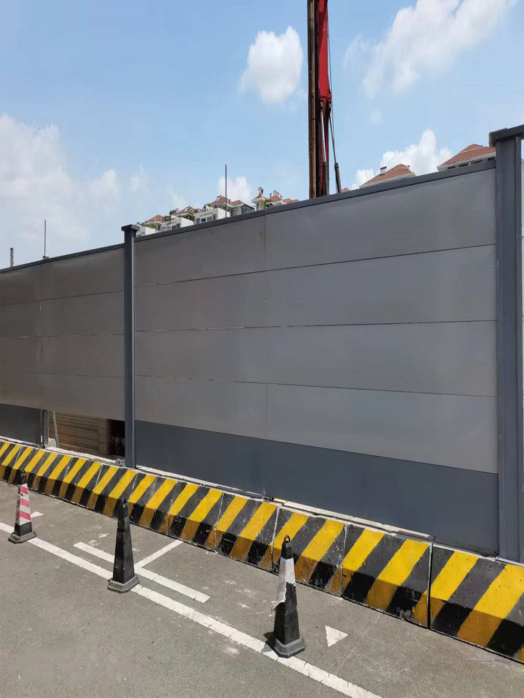 钢结构围挡市政工程道路安全栅栏施工隔离挡板装配式铁皮防风护栏