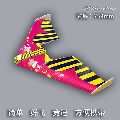 小飞翼尘飞航模固定三角翼