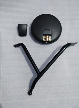 适用天锦KRPlus圆镜下视镜天龙VL驾驶室前照地镜支架车头镜总成