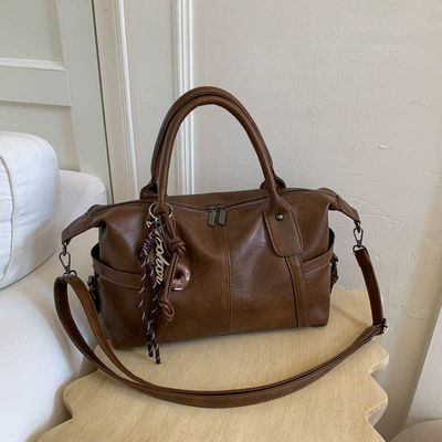 复古精致斜挎包韩系单肩手提皮质2026时尚秋冬百搭女式通勤ins