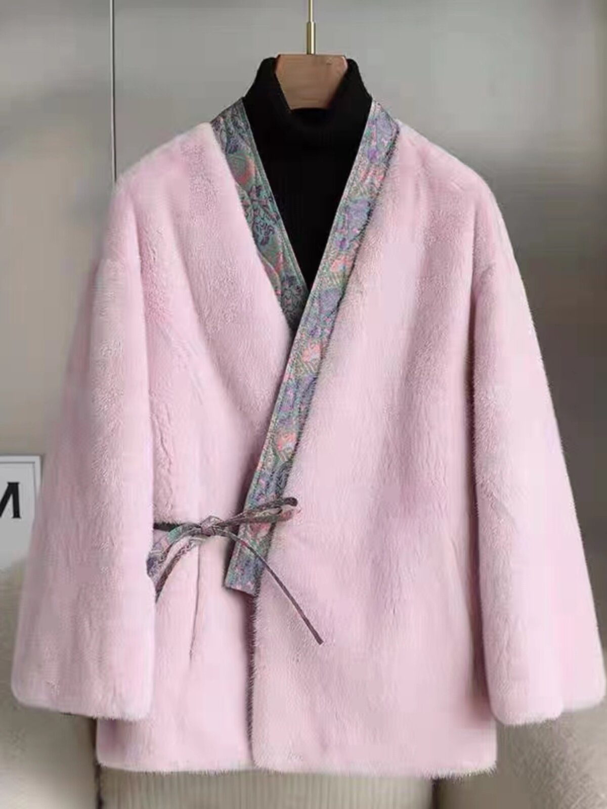 一线大牌撤柜女装两面穿天鹅绒整貂皮大衣宋锦中式水貂皮草女外套怎么样,好用不?