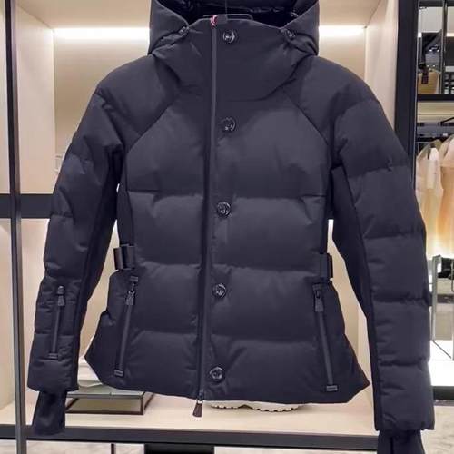 专柜撤回女装香风高级感超好看黑色收腰保暖棉衣服连帽外套上衣