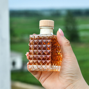 装白酒加厚款小型玻璃瓶空瓶密封酒瓶子随身小酒壶迷你高档便携式