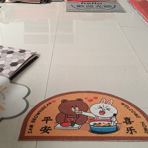 微瑕丝圈地垫入户门口垫45*75
