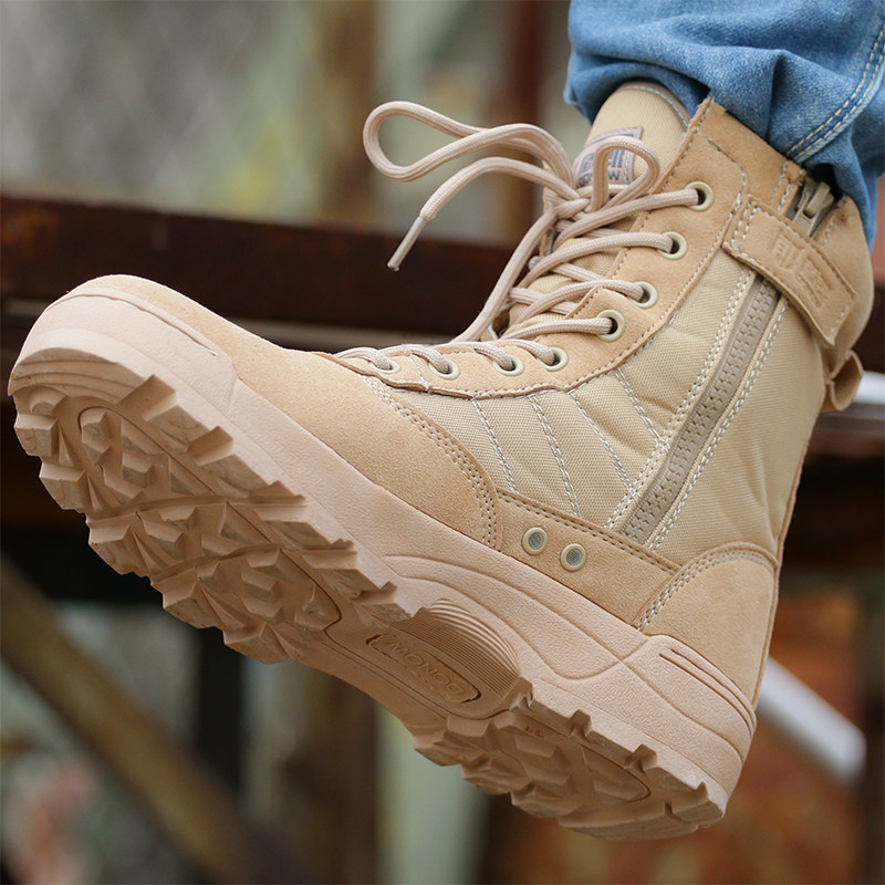 Boots militaires pour homme - amortissement - Ref 1397864 Image 4