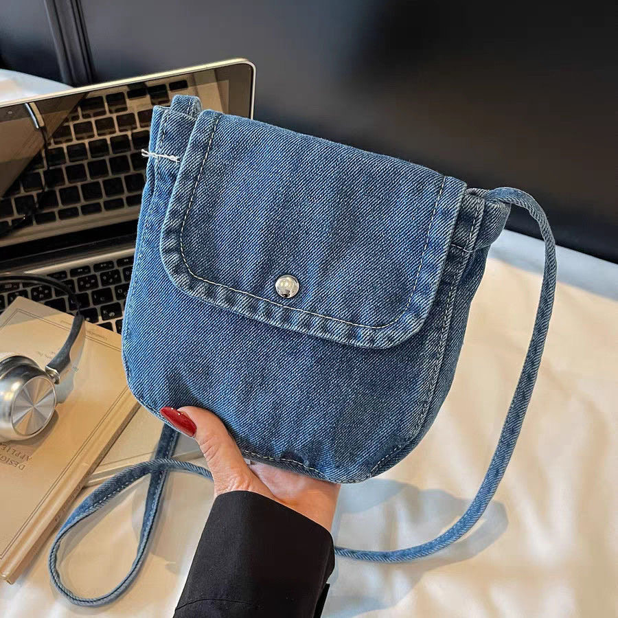 小众设计复古百搭帆布包单肩斜挎包女大容量日系牛仔布袋子通勤,箱包皮具/热销女包/男包,水桶包,淘宝优惠券,粉丝福利购,淘宝优惠卷