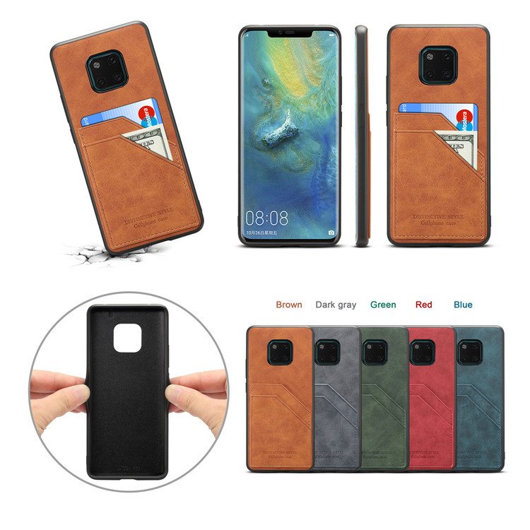 2026华为Mate20/30手机壳Mate20PRO后盖手机套仿皮双卡时尚保护套
