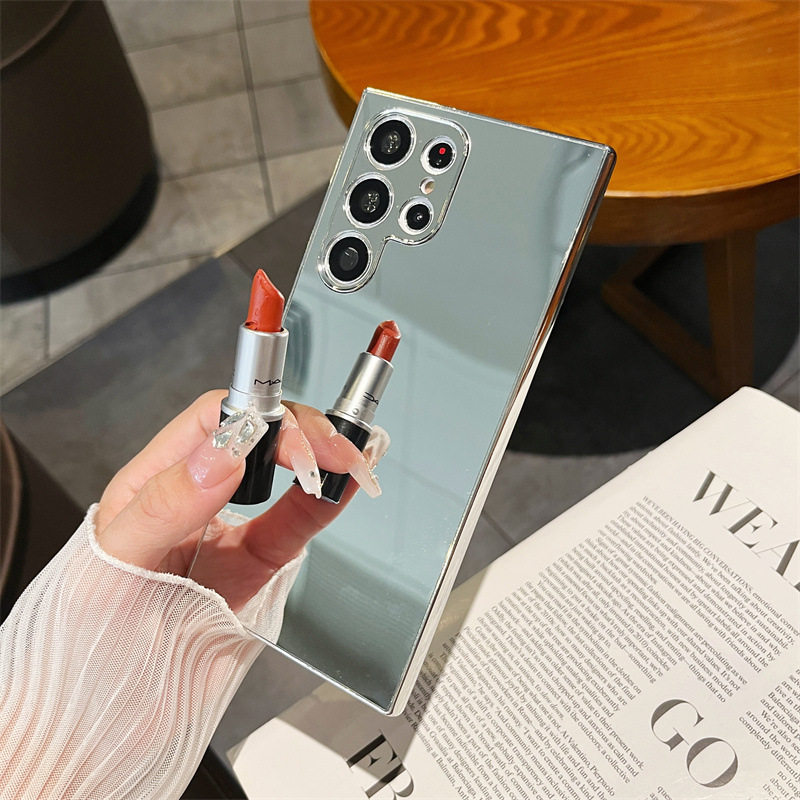 2026三星S25Ultra电镀镜面手机壳S24Ultra全包S23防摔S24FE保护套