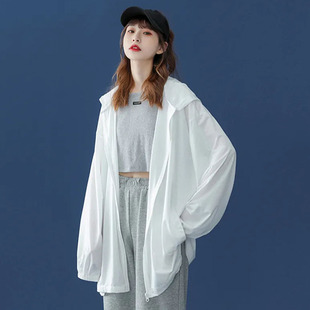 特大码2-300斤冰丝防晒衣女夏季薄款宽松透气速干户外防晒服外套