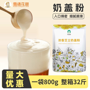 叶岚山芝士奶盖粉奶茶店专用原料原味海盐奶盖奶霜粉贡茶雪顶商用