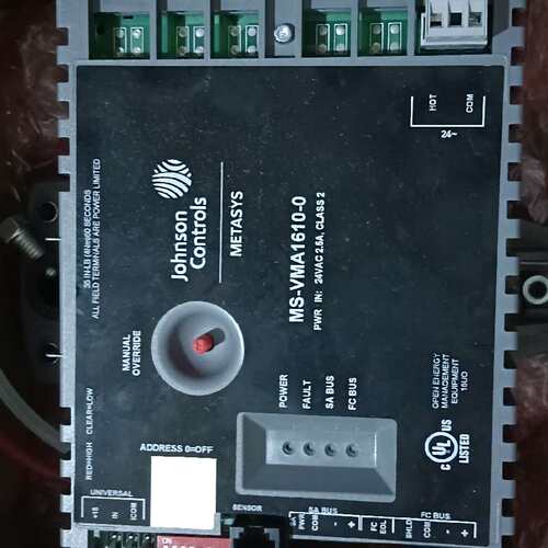 议价jonhson 控制器 MS-VMA1610-0可维修