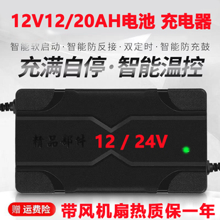 12V伏20AH50a32a24v100a电瓶充电器电动碰碰车电瓶充电器安蓄电池
