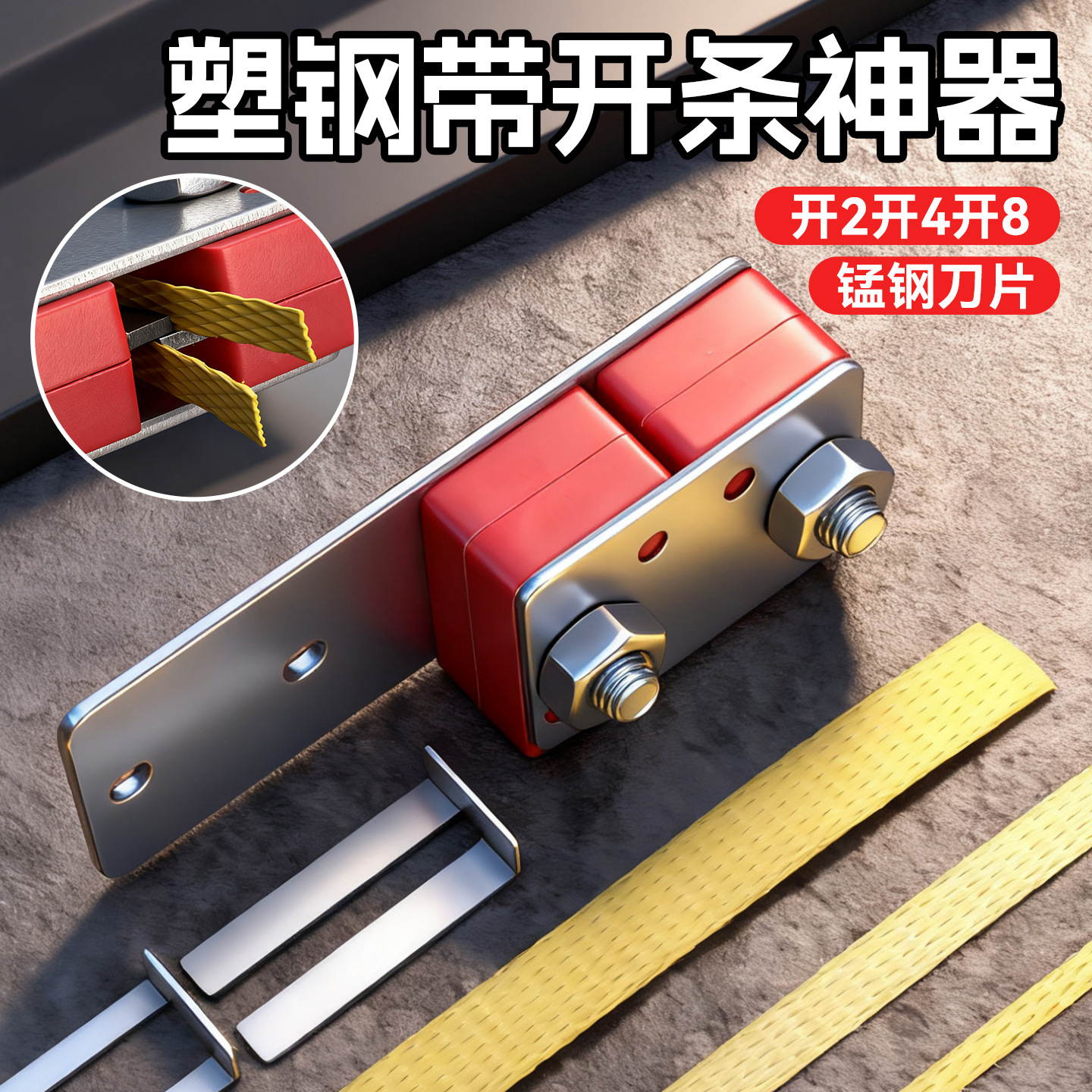 1608塑钢带开条器开二四八条