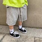 夏装 休闲裤 短裤 胡大牙童装 男童裤 子休闲毛边五分运动裤 2020新款 潮