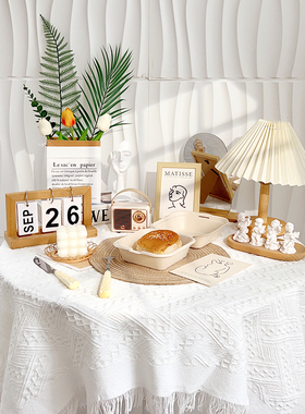 ins小红书博主推荐蛋糕拍摄道具装饰背景布白色流苏服装店花店网红拍照区布置氛围背景墙美甲饰品摆拍摄影