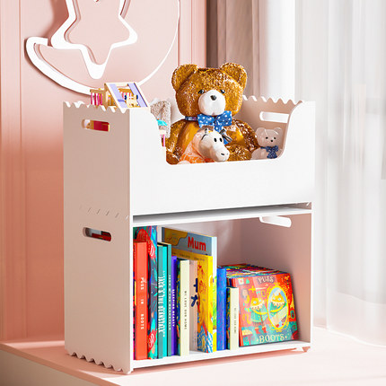 简约现代落地书架家用客厅组合置物架省空间儿童简易书柜飘窗书架