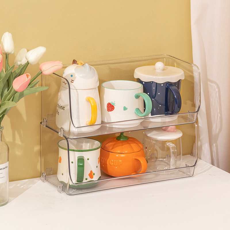 可叠加通透整齐拿取方便