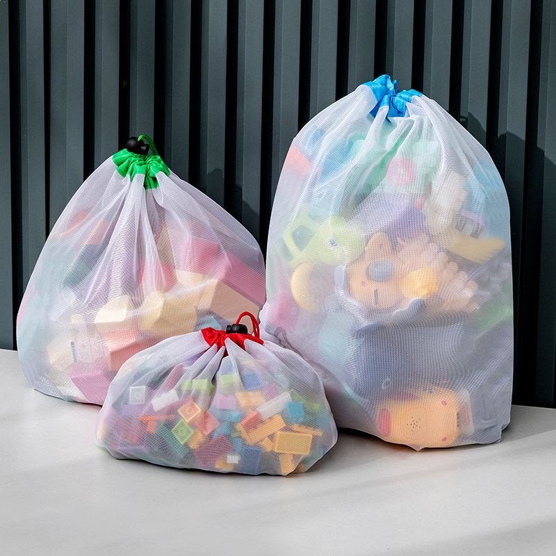 玩具收纳神袋大容量束口沙滩浴室收纳抽绳网兜颗粒积木分类收纳袋,收纳整理,其他收纳袋,淘宝优惠券,粉丝福利购,淘宝优惠卷