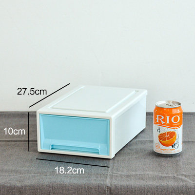 可叠加抽屉式收纳盒衣橱衣柜整理收纳箱宿舍神器鞋子杂物储物盒