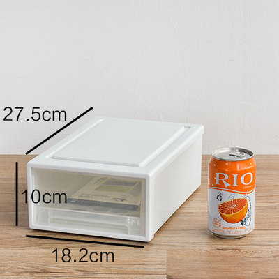 可叠加抽屉式收纳盒衣橱衣柜整理收纳箱宿舍神器鞋子杂物储物盒