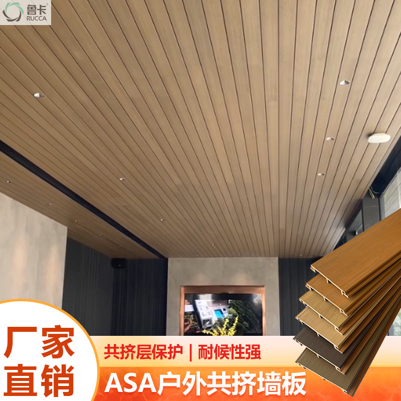 鲁卡ASA共挤塑木板耐候性强图片