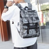 适用联想惠普戴尔华硕15.6寸苹果16笔记本电脑包书包男大学生潮牌迷ins彩校园双肩男背包女韩版 简约15旅行