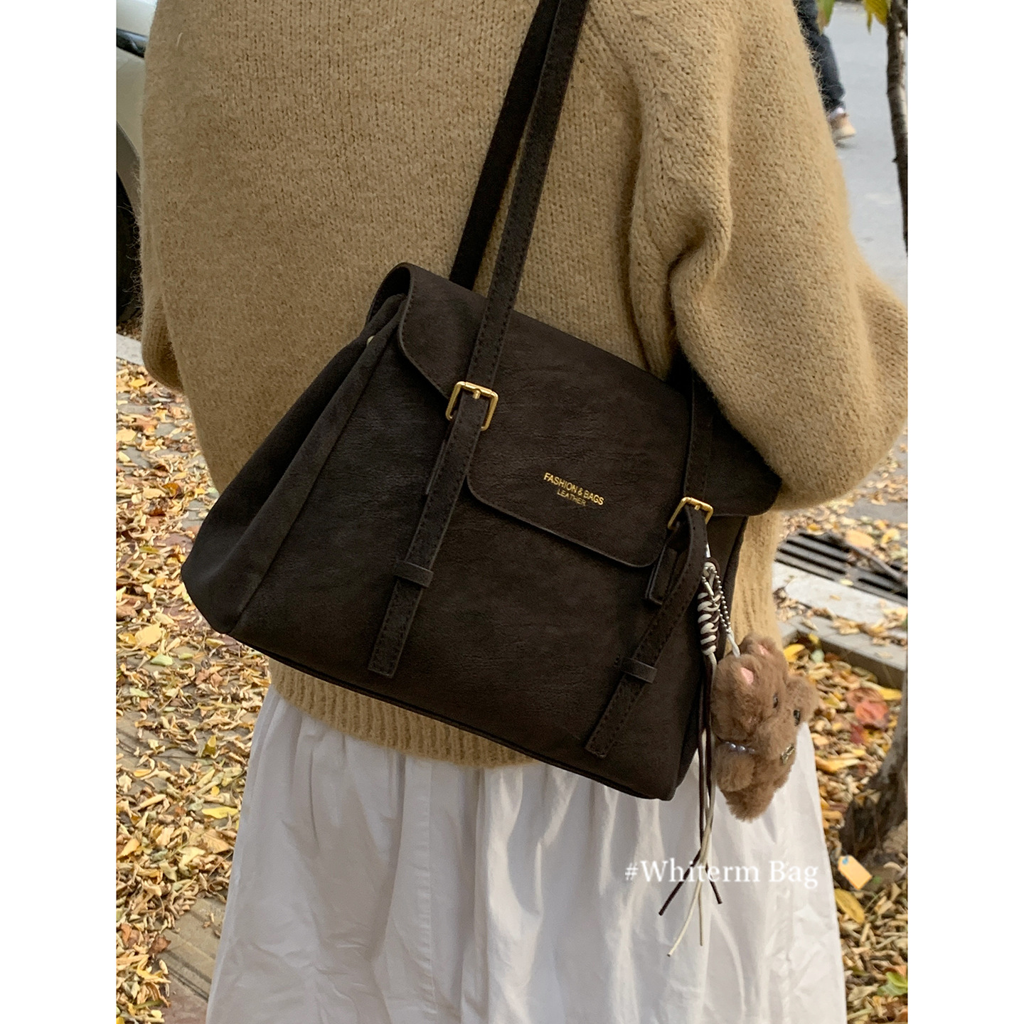 冬季女士手提包复古腋下包包2025新款简约托特包大容量单肩通勤包