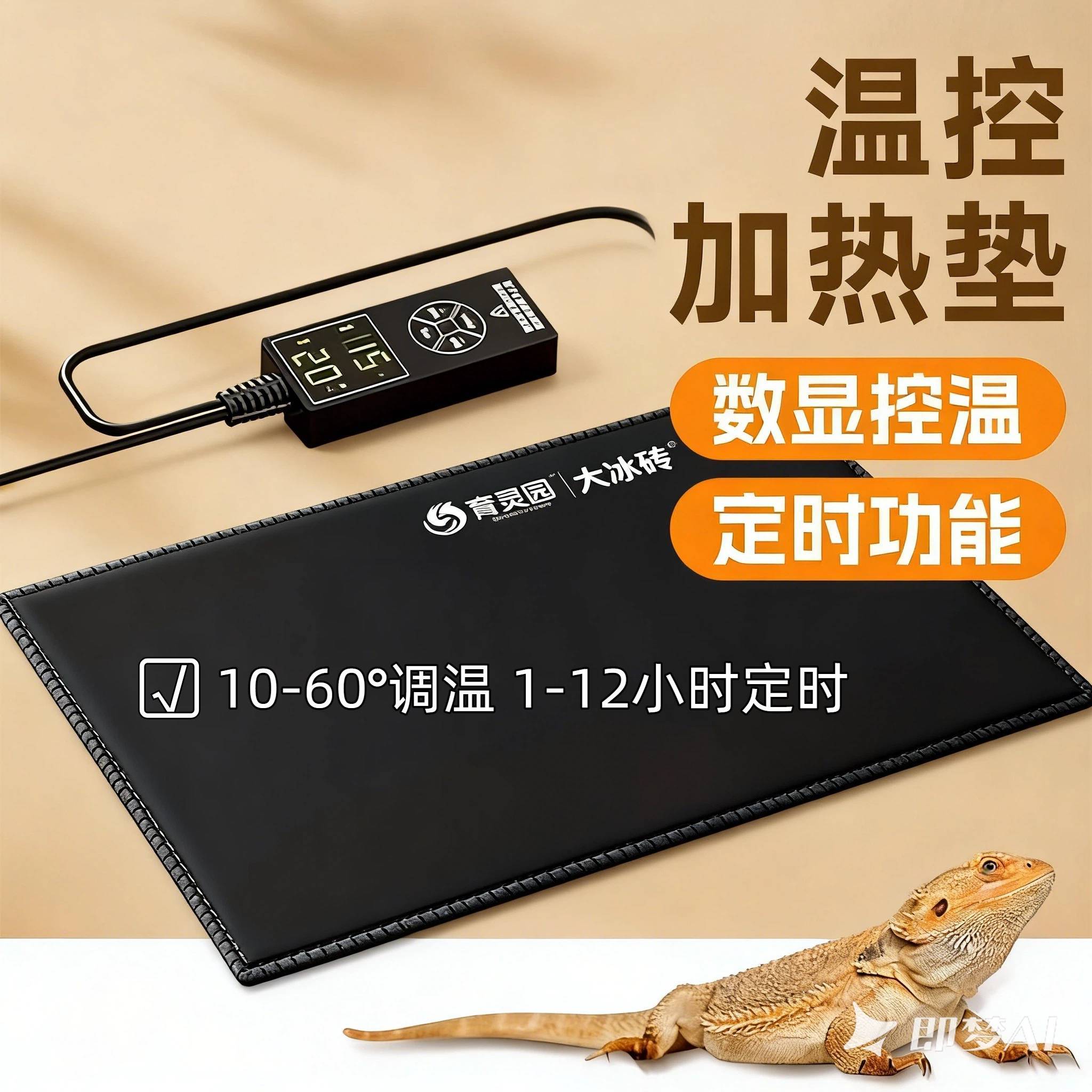 爬宠加热垫带温控石墨烯恒温智能图片