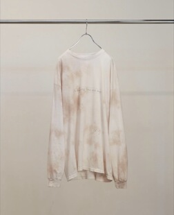 ANCELLM 26ss Unevenness ls 晕染染色加工长袖T恤