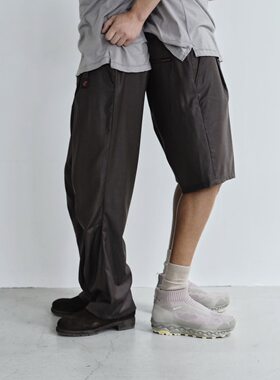 春夏新款loro羊毛联名户外休闲裤