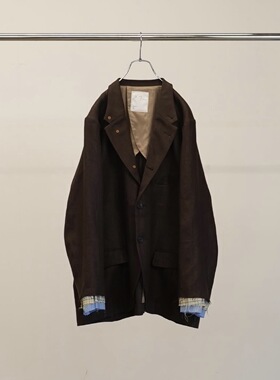 【代购】ANCELLM 26ss Layered tailored jacket 袖口假三件夹克