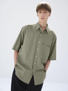 【代购】AURALEE 26ss Twill big ss shirt 定番长绒棉短袖衬衫