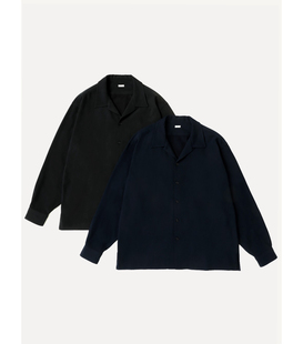 【代购】APRESSE 26ss Loop collar shirt棉丝珠地布复古开襟衬衫