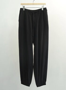 【代购】COMOLI 26ss Silk nep pant 定番真丝起毛加工抽绳休闲裤