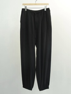 26ss COMOLI 代购 定番真丝起毛加工抽绳休闲裤 nep pant Silk