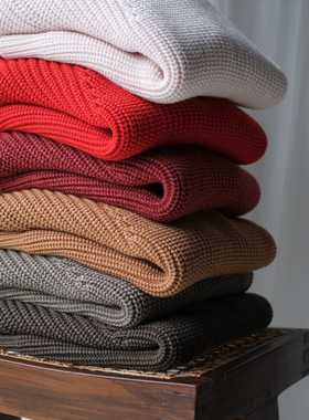 【代购】BATONER 25aw Signautre crew neck 纯羊毛圆领针织衫