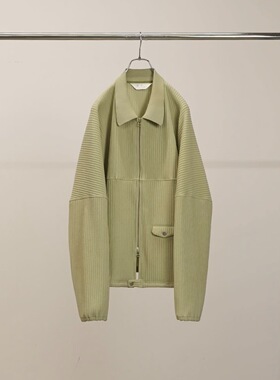 【代购】ANCELLM 26ss Stripe short shirt jacket竖条纹衬衫夹克