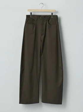 【代购】SSSTEIN 26ss Round pant 高密全棉酵素水洗宽松休闲裤
