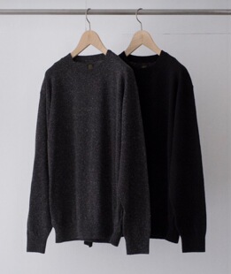 26ss T恤 BATONER crewneck 全真丝圆领长袖 silk 代购 Revival