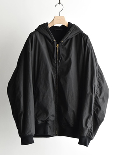 25aw 棉尼混纺拉链帽衫 COMOLI zip parka nylon 代购 Cotton