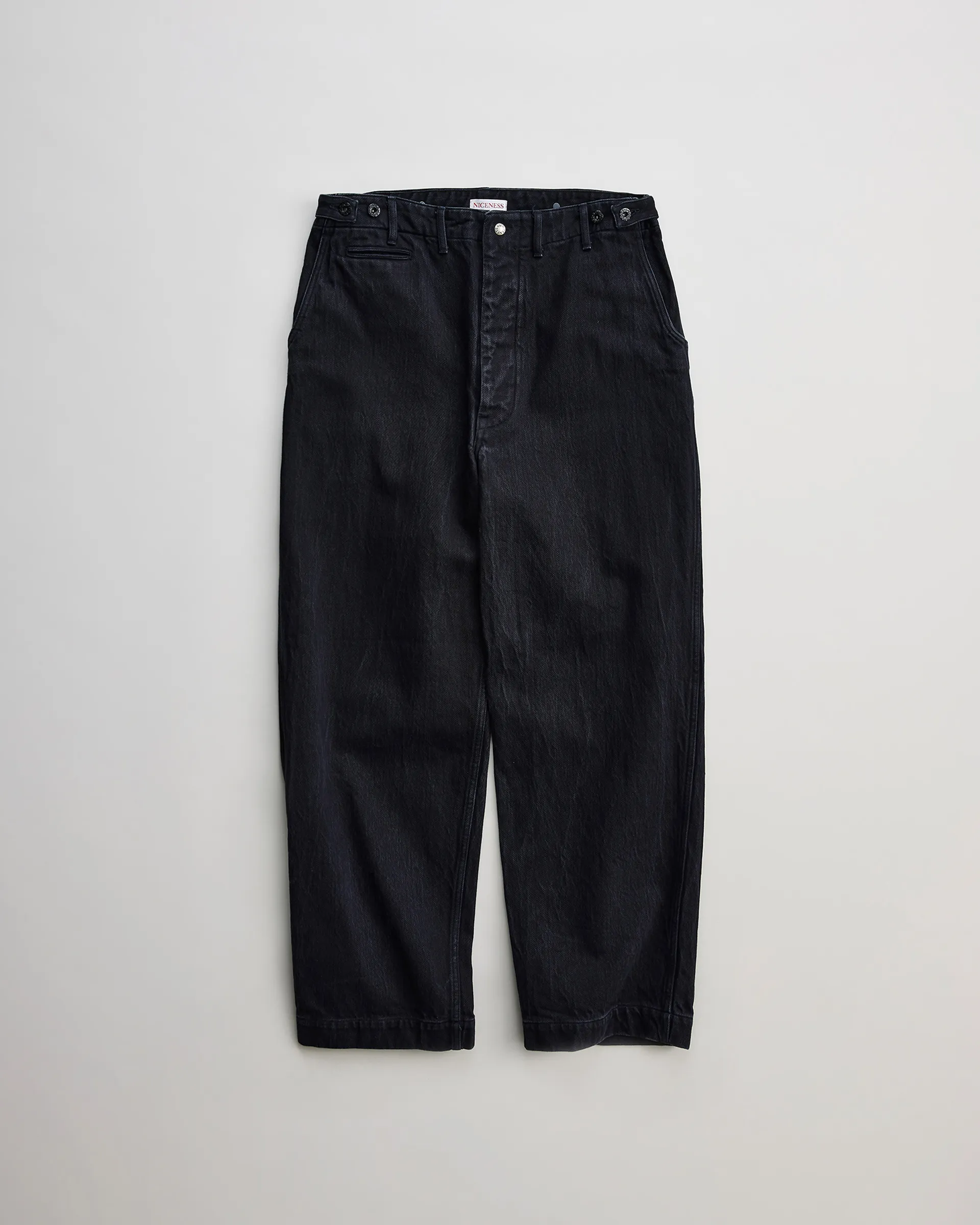 【代购】NICENESS 26ss Utility pant 硫化染色做旧宽松工装裤
