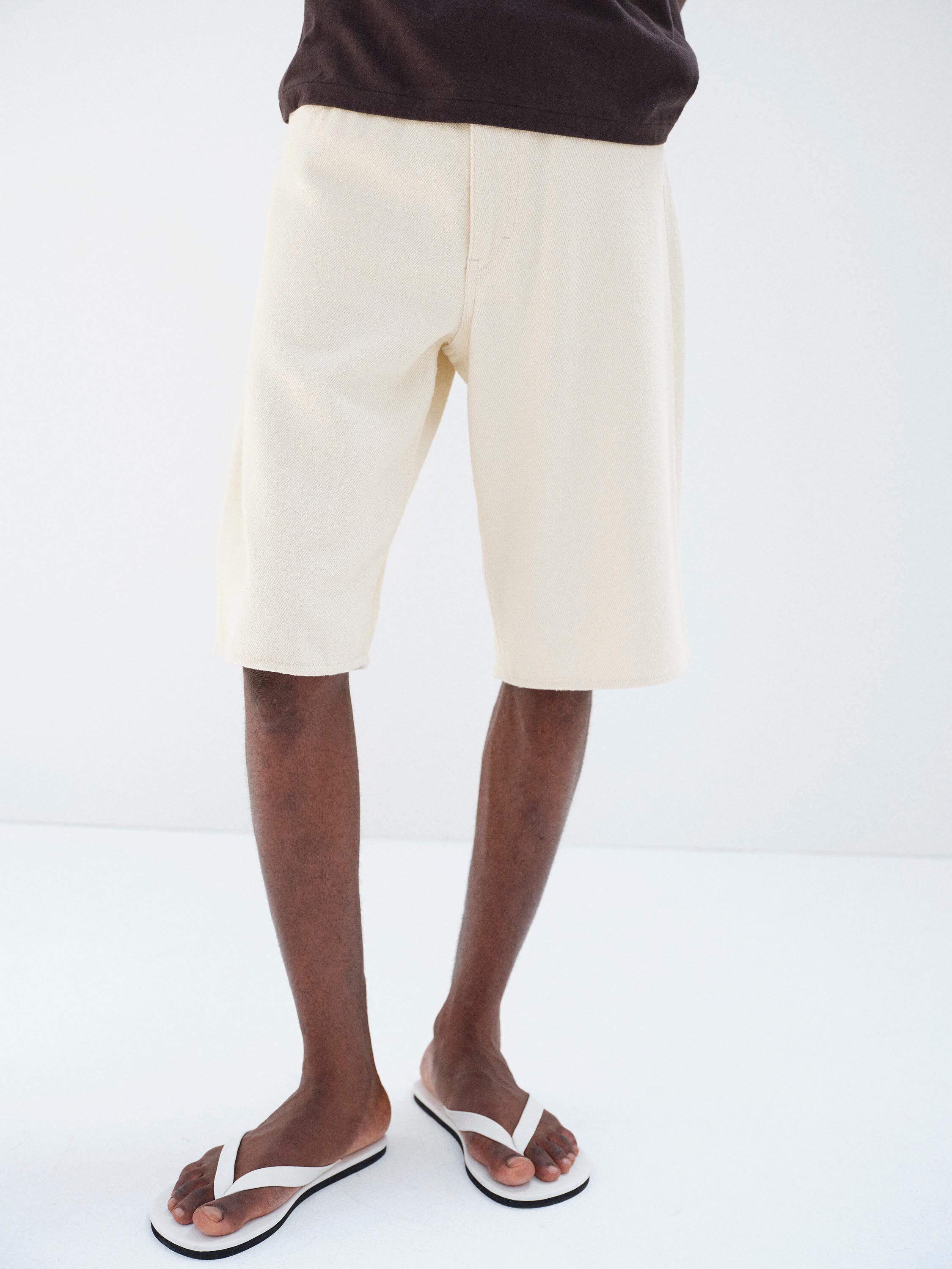 【代购】AURALEE 26ss Denim wide shorts 起毛真丝宽松牛仔短裤