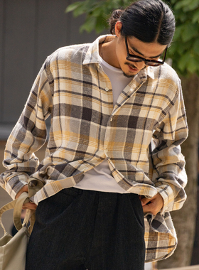 【代购】NANAMICA 25aw Heavy flannel shirt 重磅法兰绒格纹衬衫