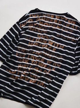 【代购】NICENESS 26ss Basque tee 长绒手作拔染印花短袖T恤