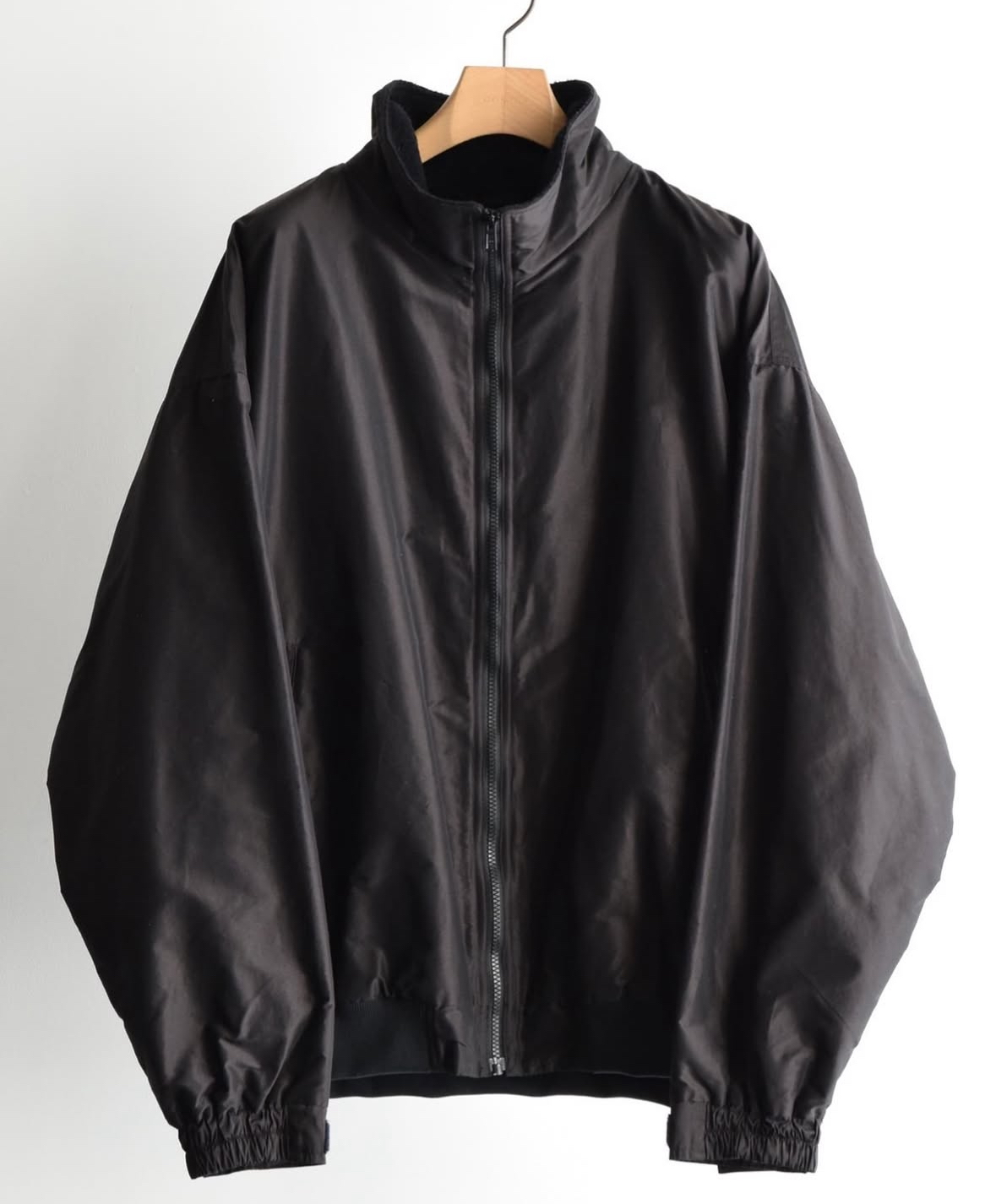 秋冬新款棉丝混纺复古运动夹克