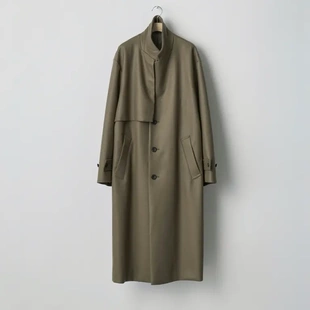 25aw SSSTEIN Lay chester 纯羊毛莱彻斯特风衣夹克 coat 代购