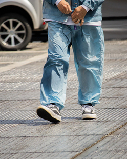 dyed Uneven TNF北面紫标26ss 染色加工户外宽松休闲裤 代购